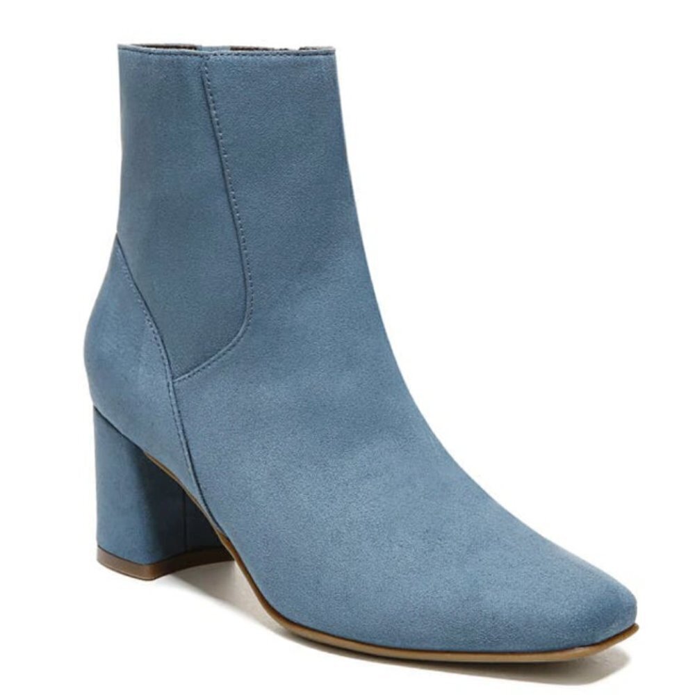 Naturalizer Wrenley Booties Women's Shoes In Blue Dusk Fabric